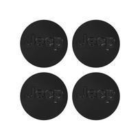 Jeep 4vnt. Automobilio rato stebulės dangtelis Ratlankio centrinis dangtelis Auto priedai Jeep Grand Cherokee Wrangler JK Gladiator Compass Reneg black