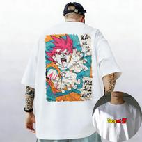 Dragon Ball Z Vyrams Moterims Son Goku Mokytojas Roshi Spausdinti Marškinėliai Medvilniniai Vaikų Drabužiai Juokingi Trumpomis Rankovėmis Harajuku Naujas Atvykimas Marškinėliai S gray