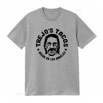 Trejos Tacos Danny Trejo Populiari užeiga Taco Mėgėjų Marškinėliai Pagaminta Los Andžele vintažinis Išskalbtas grafinis vyriškas streetwear M black
