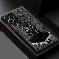 Marvelo Žmogus-voras Groot dėklas Samsung Galaxy S26 S24 Plus Note 20 10+ S21 S23 FE S20 S25 Ultra S22 Telefonui Galaxy S26 Ultra black