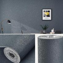 3D Lipni Lino Tekstūros Sienų Danga Nuolatiniai Vandeniui Atsparūs Sienų Lipdukai Svetainei Miegamajam Virtuvės Spintelėms Vandeniui Atsparus Sienų Lipdukas 50X100cm gray
