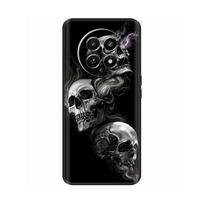 Šaunus kaukolės dėklas, skirtas Realme 12 5G Funda, minkšto silikono galinis dangtelis, animacinių filmų smūgiams atsparūs dėklai, skirti Oppo Realme 12X realme12 krepšiai, korpusas For Realme 12X 5G