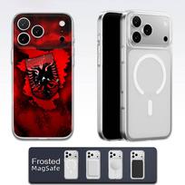 Albania Flag Passport Illyrian Phone Case For iPhone 17,16,15,14,13,12,11,Pro,Max,Plus,E,Air,Mini Magsafe Transparent iPhone17