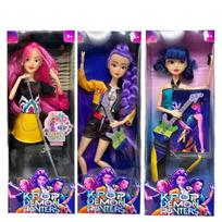 LATEST Doll Playthings Kpop Demon Hunters Action Figure Toy Rumi Mira Zoey Beautiful Princess Infant Girls Dolls Plastic DIY Toy designed for Girls blue
