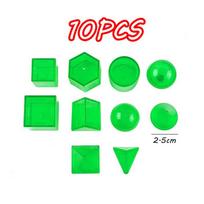 Children 3D Geometric Blocks Math Toys Detachable Cube Surface Area Expand Parish Learning Materials Sensory Educational Toys gray