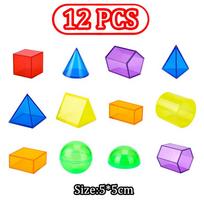 Children 3D Geometric Blocks Math Toys Detachable Cube Surface Area Expand Parish Learning Materials Sensory Educational Toys