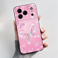 Spausduotas telefono dėklas DooGee Note 56 Fundas Capa Minkštas silikoninis juodas korpuso dangtelis Mielas gėlių animacinis dėklas Fundas DooGee Note 56