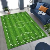 3D Futbolo Aikštės Kilimas Dydelis Neslystantis Žaidimų Kilimėlis Vaikams Futbolo Dekoras Svetainei Miegamajam Namų Įėjimo Kilimas Žalias Sofos Kilimėlis 50x80cm