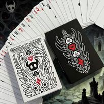 Hollow Knight Standartinis stalo pokerio kortų rinkinys Juodos ir baltos žaidimo kortos Kortų grupė Nešiojama kūrybiška stalo žaidimo dovana black