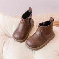 Pavasariniai/Rudeniški Kūdikio Batai Odiniai Mažylių Vaikų Ankle Boots Guminis Padas Kūdikio Batai Mažoms Mergaitėms 15-25 26 ruda
