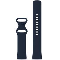 Atsparus vandeniui silikoninis sportinis dirželis, skirtas Fitbit Versa 4, Sense 2 ir Versa 3 - Aukštos kokybės Small (S) tamsiai mėlyna spalva