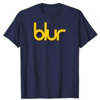 BLUR Blur Juosta Britų Roko Punk Muzika Laisvalaikio Marškinėliai Vyrams ir Moterims Prabangus Grupės Prekės ženklas Viršus 2026    Logotipas S yellow
