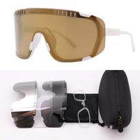 POC Devour Fotochrominiai Dviračių Akiniai Road Cycling Akiniai Vėjui Atsparūs UV400, MTB Anti-Fog Akiniai su Nosies Atrama beige