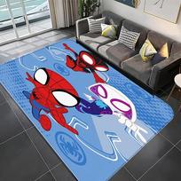 1 vnt. Marvel Žmogus-voras spaudinio didelio ploto kilimėlis - Animacinių filmukų anime dizainas, Patvarus poliesteris, Skalbiamas mašinoje, Stačiakampio formos 70x100cm
