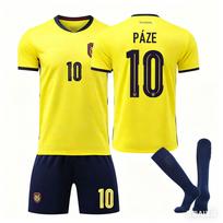 Pasaulio taurės Ekvadoro namų futbolo marškinėlių komplektas Nr. 10 Pais Džersis, Vyriškas 26