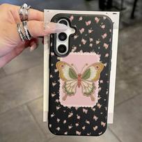 Vintažinis gėlių telefono dėklas Samsung A56 5G A37 A57 A16 A17 A55 A36 A53 A35 A34 A06 A07 A26 S26 Ultra S25 FE S24 minkštas TPU dangtelis Galaxy A17 4G