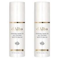 d'Alba Vegan Double Serum All-in-One Multi Balm 10g 2pcs