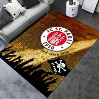 2025 Nauja St. Pauli FC Kilimas Svetainei, Miegamajam, Namams, Sofos Dekoravimui, Vaikų Žaidimams Neslidus Grindų Kilimėlis 40x60cm( 15x23in ) white