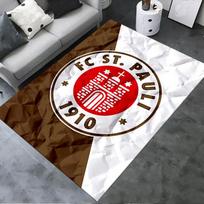 2025 Nauja St. Pauli FC Kilimas Svetainei, Miegamajam, Namams, Sofos Dekoravimui, Vaikų Žaidimams Neslidus Grindų Kilimėlis 100x150cm( 39x59in)
