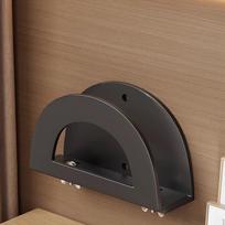 No Drill Wall Mounted Set Top Box Storage Bracket Dustproof Wifi Router Organizer for Home Study Apartment Decor juoda