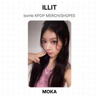 ILLIT bomb KPOP PREKĖS/SHOPEE Oficiali nuotraukų kortelė MOKA