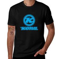 Kona Bikes Mtb Lenktyniniai Dviračiai Logotipas Klasikinis Marškinėliai Laisvalaikio Madingi Gatvės Apranga Marškinėliai S black