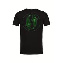 Korda Mandala Karpų Žvejybos Marškinėliai, Laisvalaikio Apvalia Kaklo Iškirpte, Tinka Visais Metų Laikais, Su Ikonišku Logotipu Ir Karpio Dizainu, Unisex, Kolekcinis, Idealiai Tinka S juoda