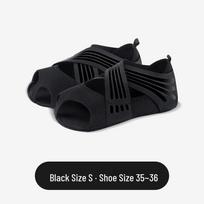 Women's Soft Sole Five Finger Yoga & Pilates Shoes/Socks black
