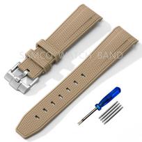 Silicone Strap for MoonSwatch Watch 20mm Rubber Replacement Band for Omega X Swatch Speedmaster Watch Bands 20mm beige