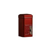 Retro arbatos pakuotės skardinės Kvadratinis laikymo indelis Universalus sandarus arbatos indelis Saldainių laikymas Red L black