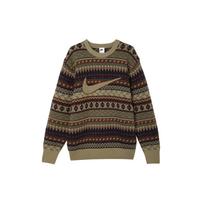 Nike Life Fair Isle Megztinis FZ0126-276 JP L alyvuogės