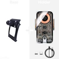 2011-2016 m. BMW X3 F25 Automobilinis telefono laikiklis Belaidis įkroviklis Magsafe laikiklis Automatinis fiksavimas Stiprus magnetas Automobiliniai priedai Base and holder 3