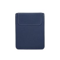 PU Leather+Plush Ultrabook Cover Shockproof Notebook Protective Pouch Laptop Sleeve Case  Office Dark Blue blue