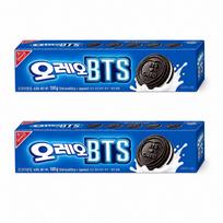 OREO BTS Violetiniai Korėjietiško Stiliaus Sumuštinių Sausainiai, 100g, 300g, 1000g #Vanilla Cream100g x 2pack