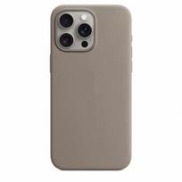 Oficialus 1:1 skysto silikono dėklas, skirtas iPhone 15 Pro Max, 15 Pro, 15, su Magsafe belaidžio įkrovimo palaikymu, su mygtuko apsauga kamerai, telefono dėklas iPhone 15 Pro Max gray