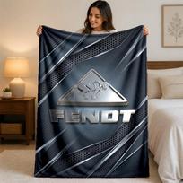 Fendt Print Flannel Blanket Cozy Lightweight Plush Throw Blanket For Bed Sofa Household Use 75x90cm gray