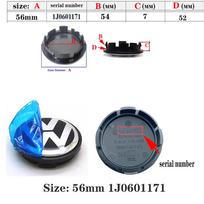 VW Polo Golf 4 5 4 vnt. 55mm 56mm 65mm 70mm Automobilio stiliaus ratlankių centriniai dangteliai Stebulių dangteliai Emblemos Aksesuarai VW Volkswagen 3B7601171 1J0601171 gray