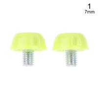 2 vnt. Futbolo batų dygliukai M5 7 mm 10 mm Neslystantis sriegiuotas varžtas Profesionali pakeičiamųjų dygliukų rinkinys Indoor Outdoor Sporto treniruotėms 7MM žalia