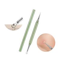 Blackhead Remover Acne Tool Stainless Steel Pore Cleaner Needles Fine Tips Effortlessly Remove Blackhead Face Deep Cleaning Tool A2 beige