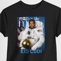 Kid Cudi T-Shirt, Man on the Moon Shirt, American Rapper Kid Cudi Shirt, Insano, Indicud, The Scotts, Rapper Shirt, Vintage Kid Cudi Shirt 100 gray