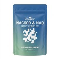 NAC 600 ir NAD kasdienis kompleksas minkštos kapsulės-(60 minkštų kapsulių / 30 porcijų) 1pack