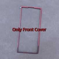 For Samsung Galaxy Fold 8 Ultra Front Cover Aramid Carbon Fiber Frame Ultra-Thin Slim Only Front Frame ,Back Cover Not Included Only Front Cover &Galaxy Z Fold 8 Ultra raudona