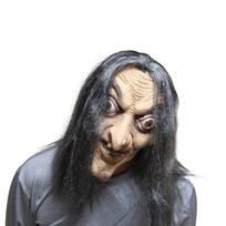Senos raganos kaukė Helovino raganos kaukė cos Ragana, siaubo moters dvasia, karnavalo vakarėlio kostiumas Witch mask C