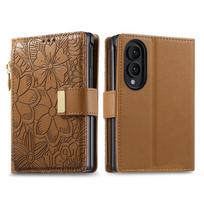 For Samsung Galaxy Z Fold 8 Ultra Z Fold 7 6 5 4 3 Leather Phone Case Zipper Wallet Dual Card Slots Card Holder Flip Cover Bag Galaxy Z Fold 8 Ultra ruda