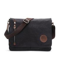 Unisex Messenger Bag Casual Canvas Bag Shoulder Sling Bag Satchel Messenger Bag for Men Work Office 13 inch Laptop Bag juoda