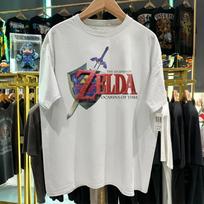 1998 The Legend Of Zelda - Ocarina Of Time () Išblukęs Baltas XL Unisex marškinėlis Medvilninis Oversize Didelis Dydis S white