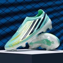 Cross2026 Unisex žemi futbolo bateliai - Dirbtinė danga & Treniruotės, ilgi & maži dygliukai, sporto varžyboms 37 white