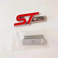 3D Metalinis ST Line Logotipas Automobilio Priekinės Grotelės Emblema Lipdukas Bagažinės Ženklelis Ford Kuga GCF5 MK3 MK4 S Max Focus Puma Fiesta Priedams