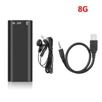 Mažiausias 8GB profesionalus diktofonas Skaitmeninis garso mini diktofonas + MP3 grotuvas