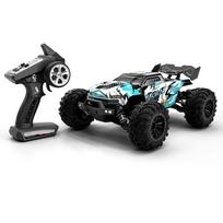 RC Car 2.4Ghz 70KM/H Didelio greičio 1/16 Off Road RC Trucks Brushless Motor LED Light 4WD transporto priemonė 1 battery mėlyna